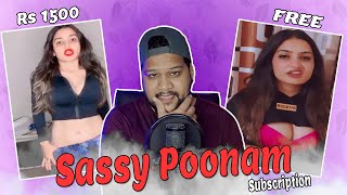 Sassy Poonam Unseen Paid Pic And Video Part 2 Instagram Reels Roast