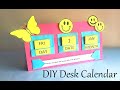 How To Make New Year Desk Calendar | DIY New Year Calendar 2022| New Year Craft | Make It Easy Craft