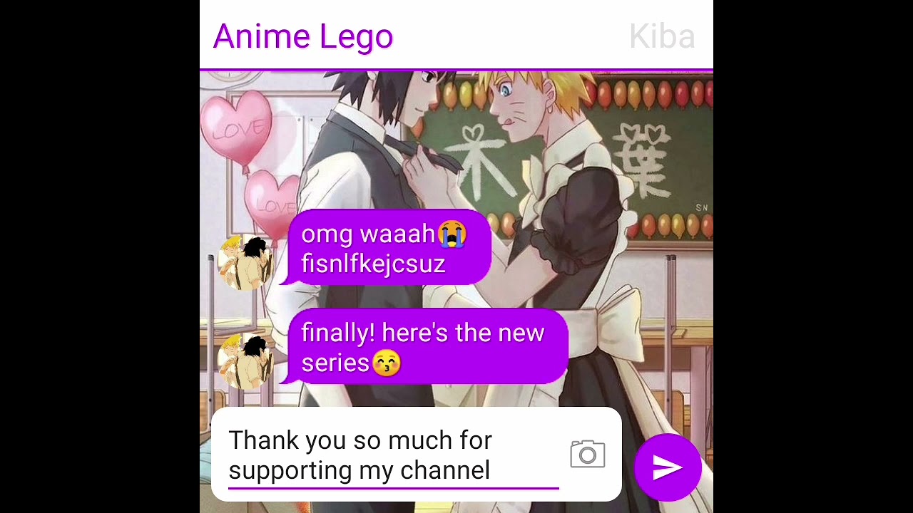 🌷Maid Naruto SasuNaru Texting Story🌷 ep. 1 (read desc)