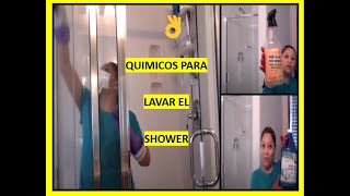 Qué-QUÍMICOS -se-usan-PARA-LAVAR-EL-SHOWER (LIMPIEZA-DE-CASAS)