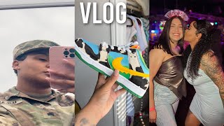 WEEKLY VLOG: IM OBSESSED WITH NIKE DUNKS , SPEND 24 HOUR CQ SHIFT WITH ME, + MORE | ARMY BARBIE
