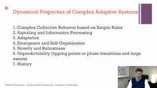 Manfred Laubichler Cities as Complex Adaptive Systems