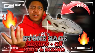ADIDAS YEEZY FOAM RUNNER "STONE SAGE" REVIEW: is it worth the money? + on foot & sizing
