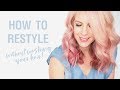 How to restyle a salon blowdry / blowout  (without washing your hair)