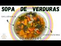 SOPA DE VERDURAS CON FIDEOS  - CASERA 100% | Platos Argentinos