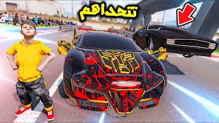 سيارة النينجا تتحدى سباق الحلبة الاسطورية 😱🔥!! : فلم قراند