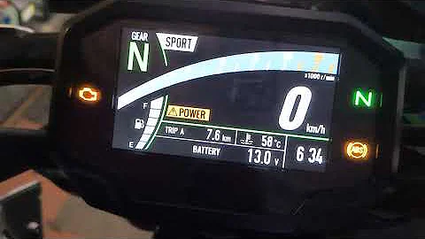 kawasaki z900 Ktrc error