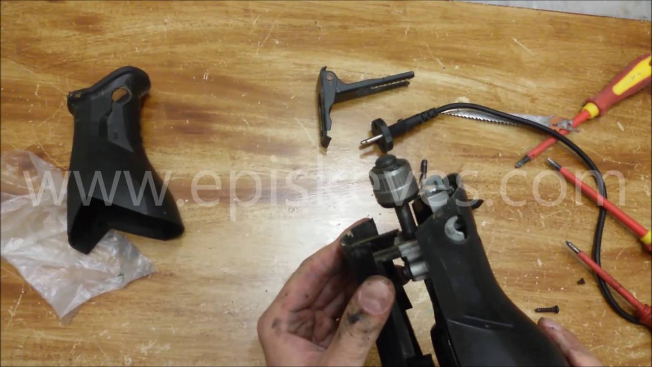 Repairing Electric saw,Not Cutting +Changing Carbons / Eπισκευή