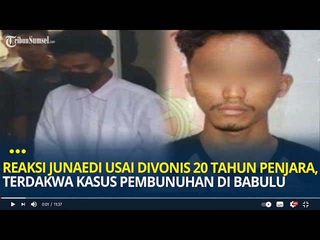 Reaksi Junaedi Usai Divonis 20 Tahun Penjara, Terdakwa Kasus Pembunuhan Satu Keluarga di Babulu PPU class=