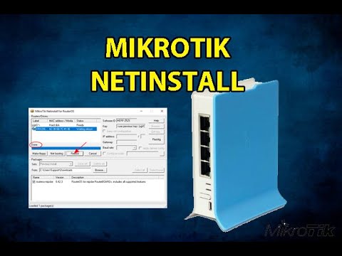 MikroTik hAP lite netinstall