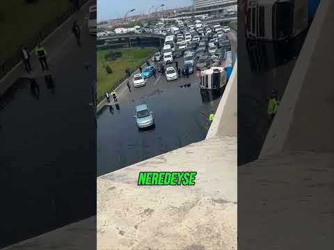 Yağlı zeminde kontrol kaybı