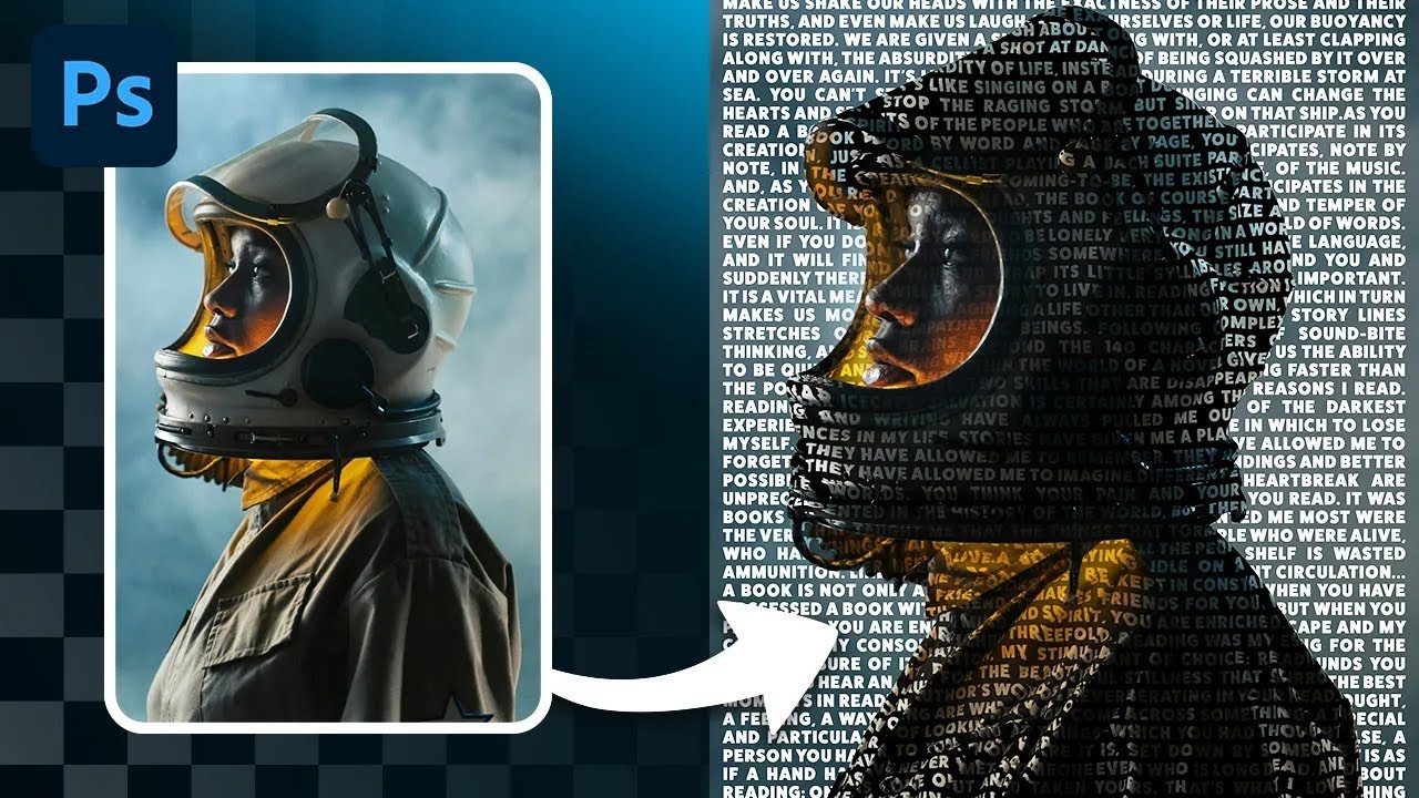 Create A Powerful Text Portrait Poster In Photoshop