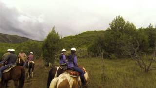 06 Glenwood Springs Bair Ranch Sunset Horse Ride 2 7K Helmet POV