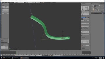Spline curve surf ramp in blender