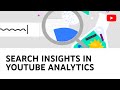 Understand search insights research tab in youtube analytics