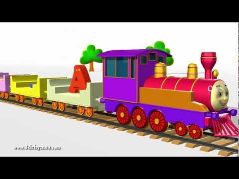 ABCD Alphabet Train song - 3D Animation Alphabet ABC Train Songs for children