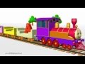 Youtube Thumbnail ABCD Alphabet Train song - 3D Animation Alphabet ABC Train Songs for children