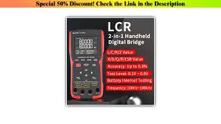 Exclusive ZOYI High-Precision Handheld Bridge ZT-DQ02 LCR Lithium Battery Internal Resistance Meter