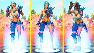 LEAKED "Gia" Skin New Dances & Emotes in Fortnite (Shhh, Get Griddy ,Hang Loose Celebration)