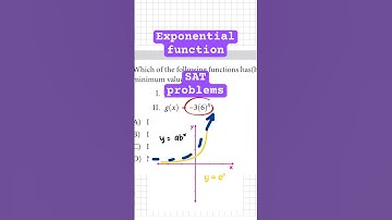 Exponential function in SAT #satmath #satexam #exponential #exponentialfunctions