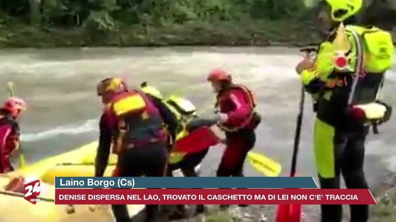 Denise Galatà dispersa nel fiume Lao, trovato il suo caschetto ma di lei nessuna traccia