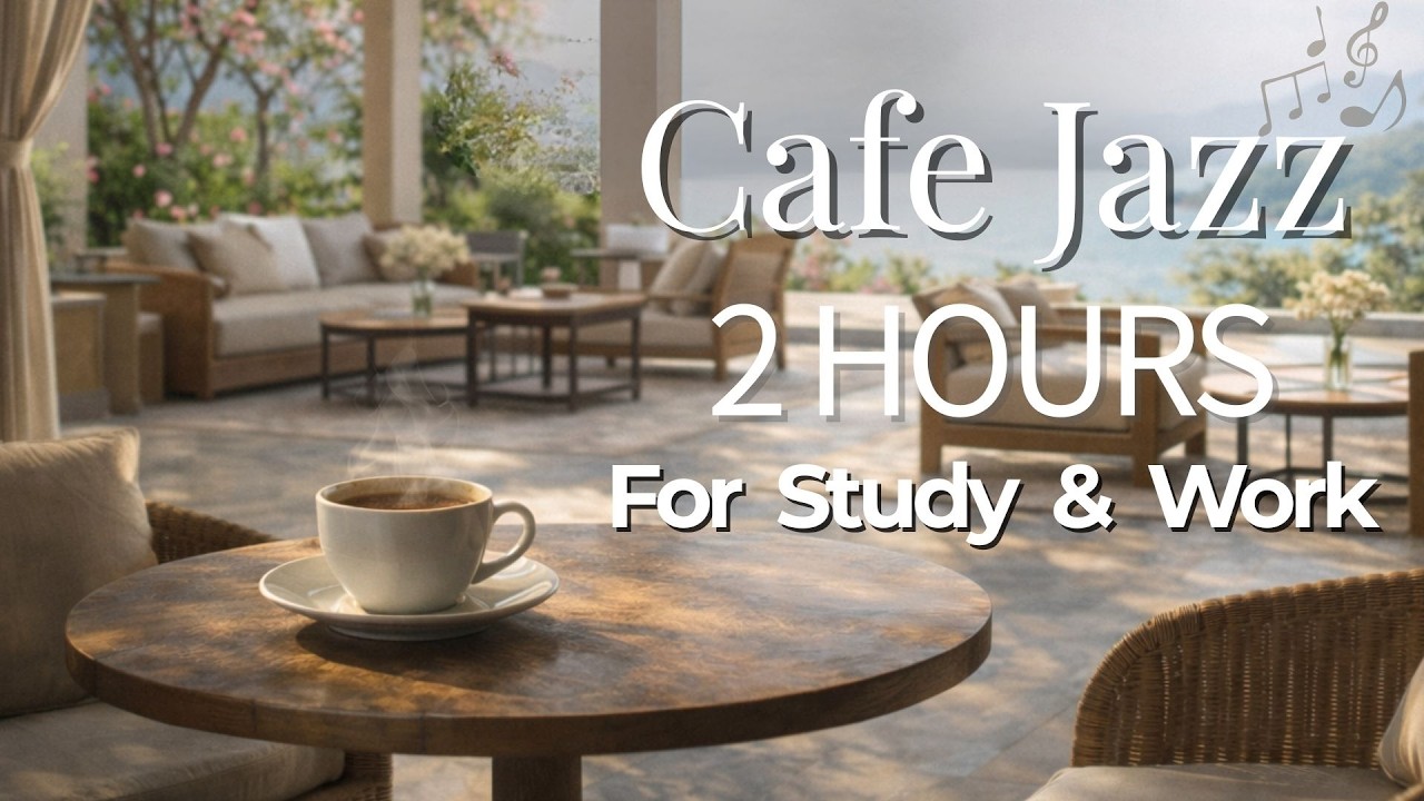 【2時間】作業用ジャズBGM｜集中できるカフェ音楽｜勉強・仕事用リラックスミュージック