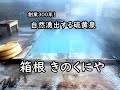 【箱根】創業300年！自然湧出する硫黄泉 芦之湯温泉 美肌の湯 きのくにや　"KINOKUNIYA" Ashinoyu-Onsen,Hakone,Kanagawa,JAPAN