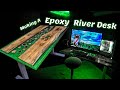 Making a Beautiful Led Lit Wood and Epoxy Resin Gaming Desk