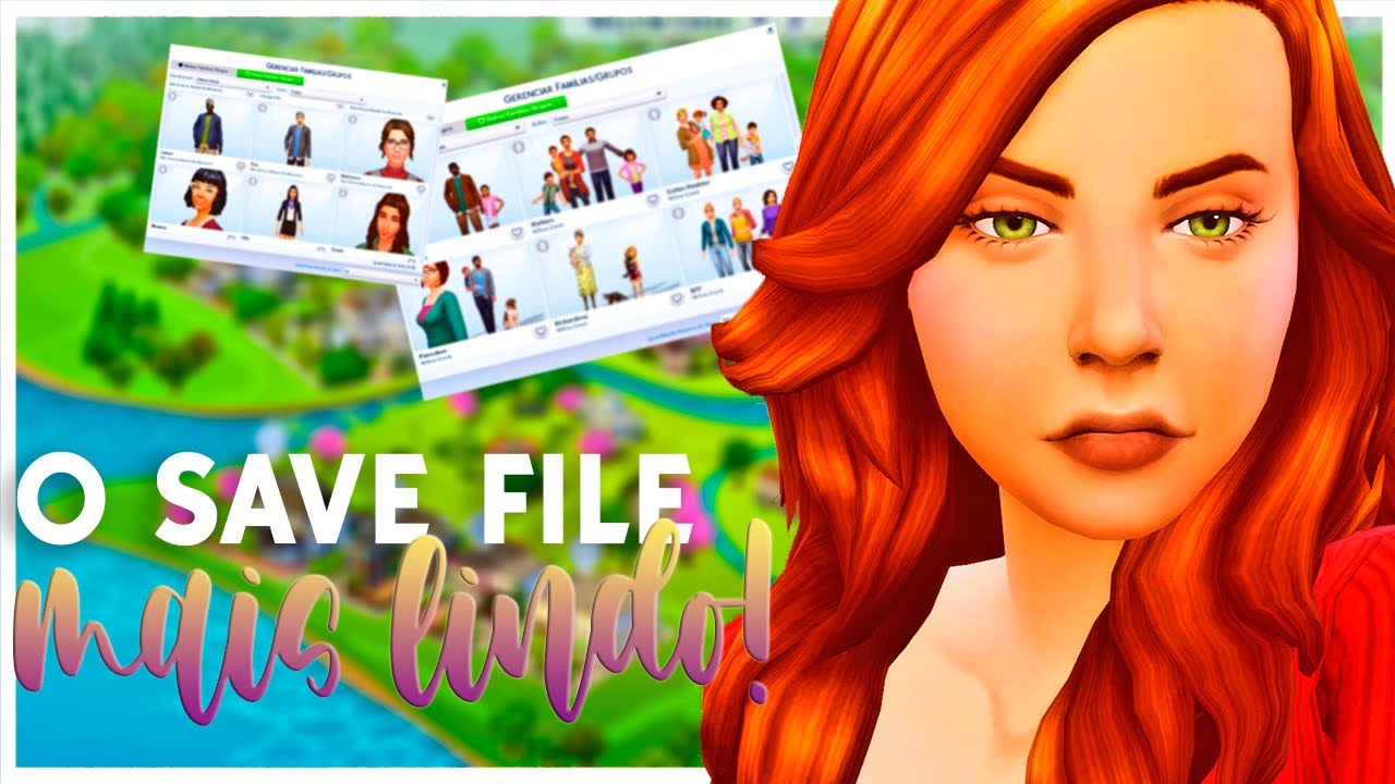 O MELHOR SAVE QUE VOCÊ VERÁ HOJE | The Sims 4 Save File | CSsims - YouTube
