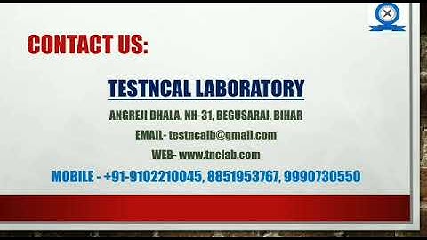 Testncal Lab : NABL approved Building Material Testing Lab in Bihar