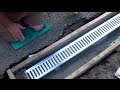 Install a Trench Drain - Video 1 of 7 Install a Trench Drain - Video 1 of 7