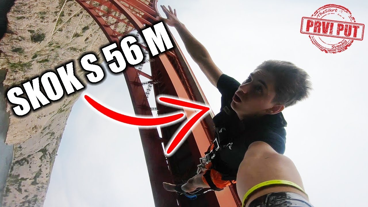 SKOČIO SAM S MOSTA NA GLAVU! 😱 | PRVI PUT: BUNGEE JUMPING