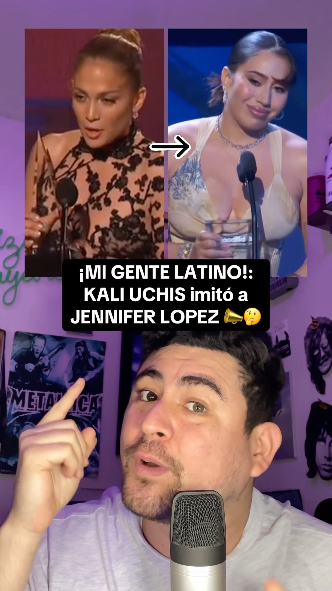 MI GENTE LATINO: KALI UCHIS imitó a JENNIFER LOPEZ ¿Con qué intención? ??