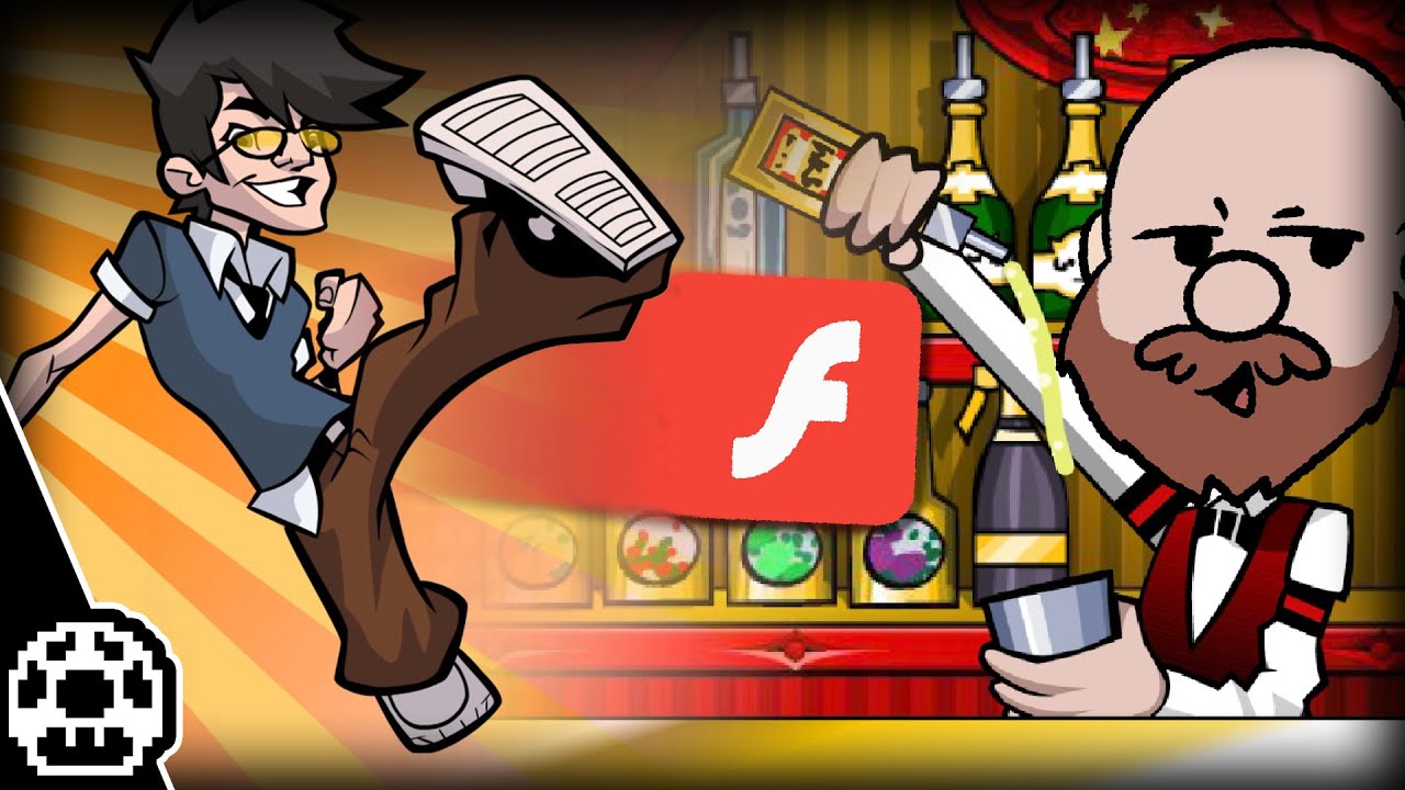 Buben spielen alte Flash Games.