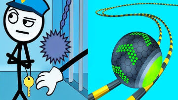 Going Balls vs Help Me Tricky Puzzle | Thief Puzzle Speedrun Gameplay Part 1