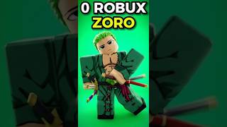 0 ROBUX OUTFIT IDEA - ONE PIECE ZORO