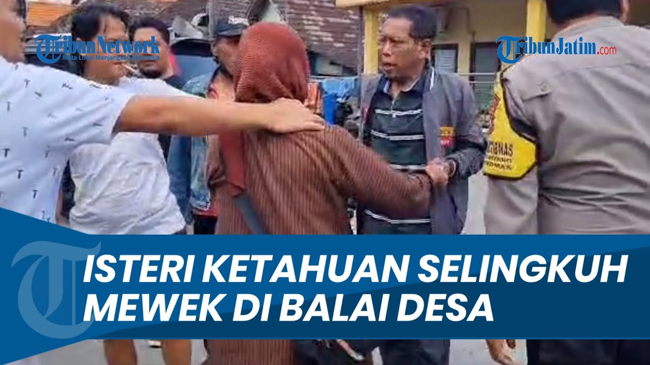 Ketahuan Selingkuh, Wanita di Gresik Mewek di Balai Desa, Mediasi Berakhir di Kantor Polisi