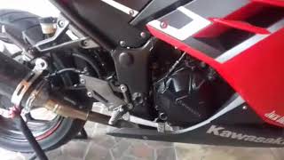 Membuat kawasaki ninja 250fi ceper,,, tanpa merubah shockbreker,,, dan roda