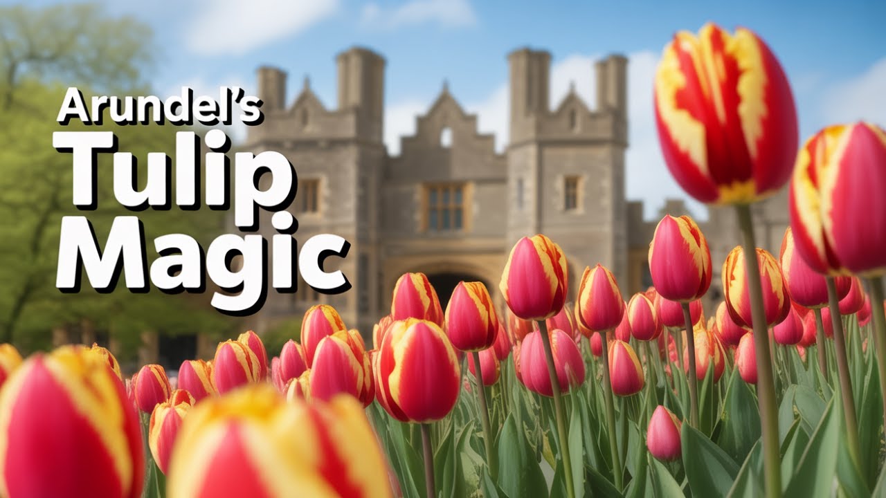 VISITANDO O ARUNDEL CASTLE & GARDENS NO FESTIVAL DE TULIPAS (O CASTELO MAIS BONITO QUE JA VISITEI)