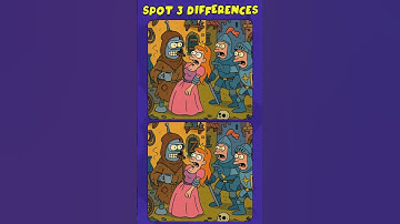 Spot the differences #194 : Can You Beat All 3 !? (A Bit Tricky) #short #findthedifference #shorts