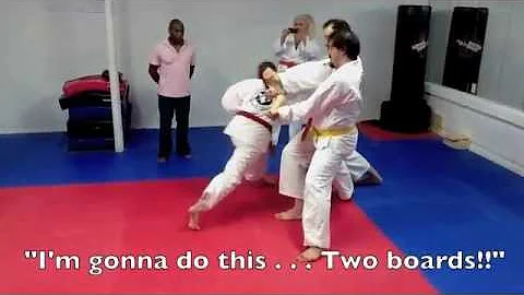 Master Boozer helps Dr Jackie prepare for Tournament