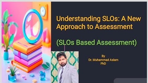 What are Students Learning Outcomes (SLOs) |SLOs Based Assessment and Examination #assessment #SLO