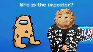 Amogus Eats Chips Ahoy Drip Cookie