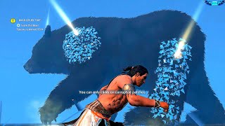 Assassin's Creed 3 Remastered Giant Spirit Bear Journey & Bear Power Combat Ultra Settings