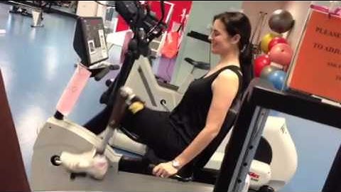 My Osseointegration Journey - 3 weeks on Transformer leg and I am riding a bike at the gym!