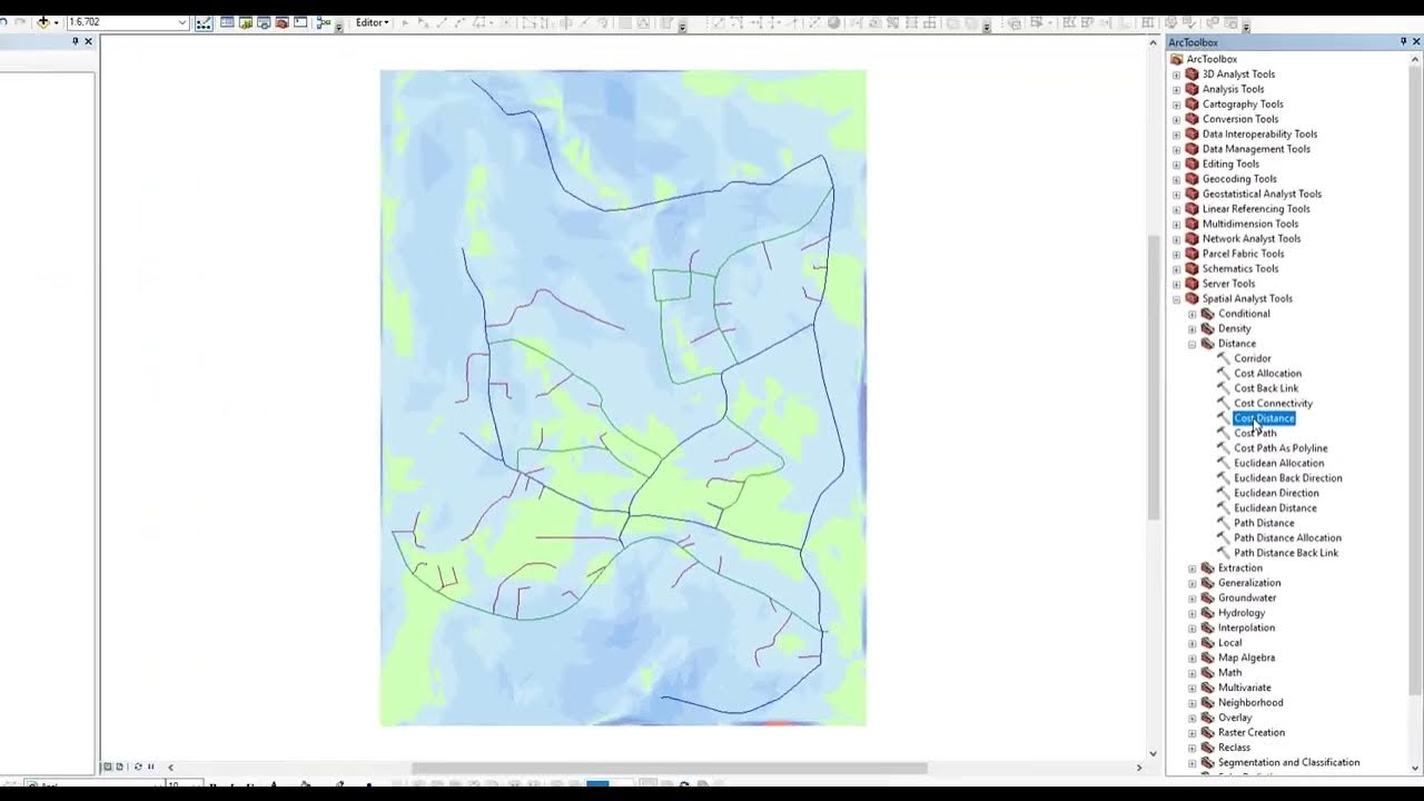 Cost Distance Tool ArcGIS YouTube