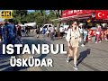 ISTANBUL ÜSKÜDAR GASTRONOME ALLEY  WALKING TOUR | TURKEY 4K UHD