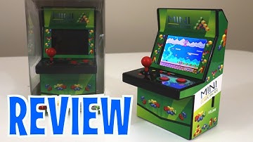 Mini Retro Classic Arcade Machine - UNBOXING & FULL REVIEW