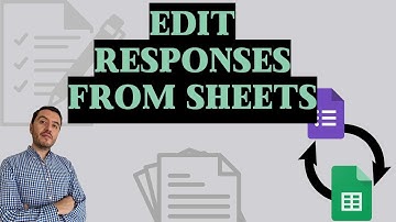 Edit Google Forms RESPONSES Directly from Google Sheets! 🔄