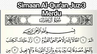 Simaan Al-Qur'an Juz 3 Mantab dengan Teks . Stay at home, Hafidz Gus Tsauri Dzikrul Ghofilin Mantab